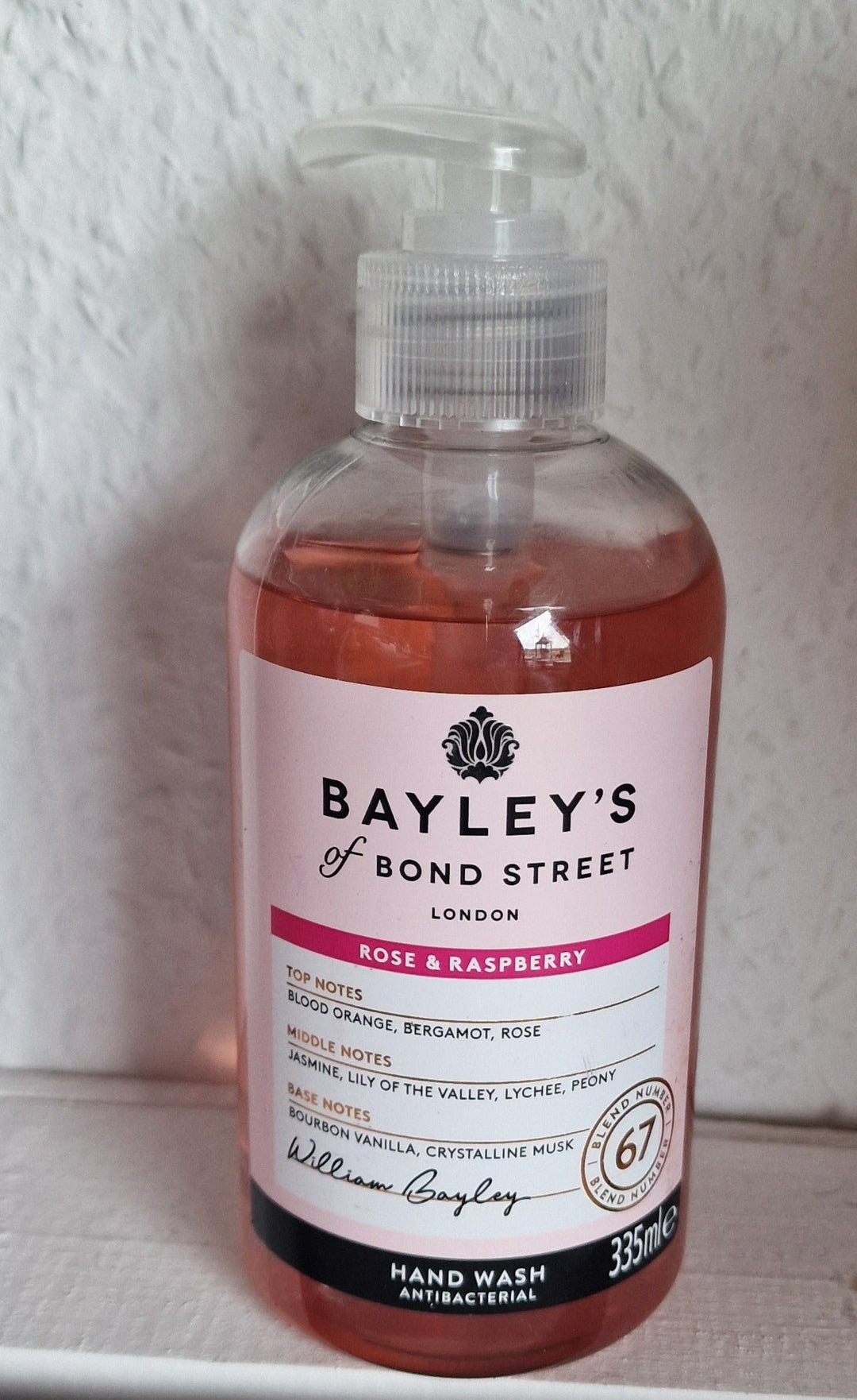 Bayley's of Bond Street Flüssigseife 335 ml "Rose & Raspberry"