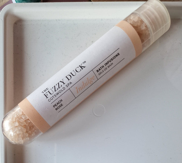 Baylis & Harding , "The Fuzzy Duck " Bath Infusions,  "Peach Rose" Badekristalle 65 gr.