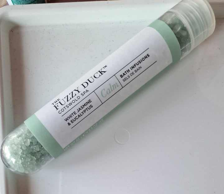 Baylis & Harding , "The Fuzzy Duck " Bath Infusions,  "White Jasmine & Eucalyptus" Badekristalle 65 gr.