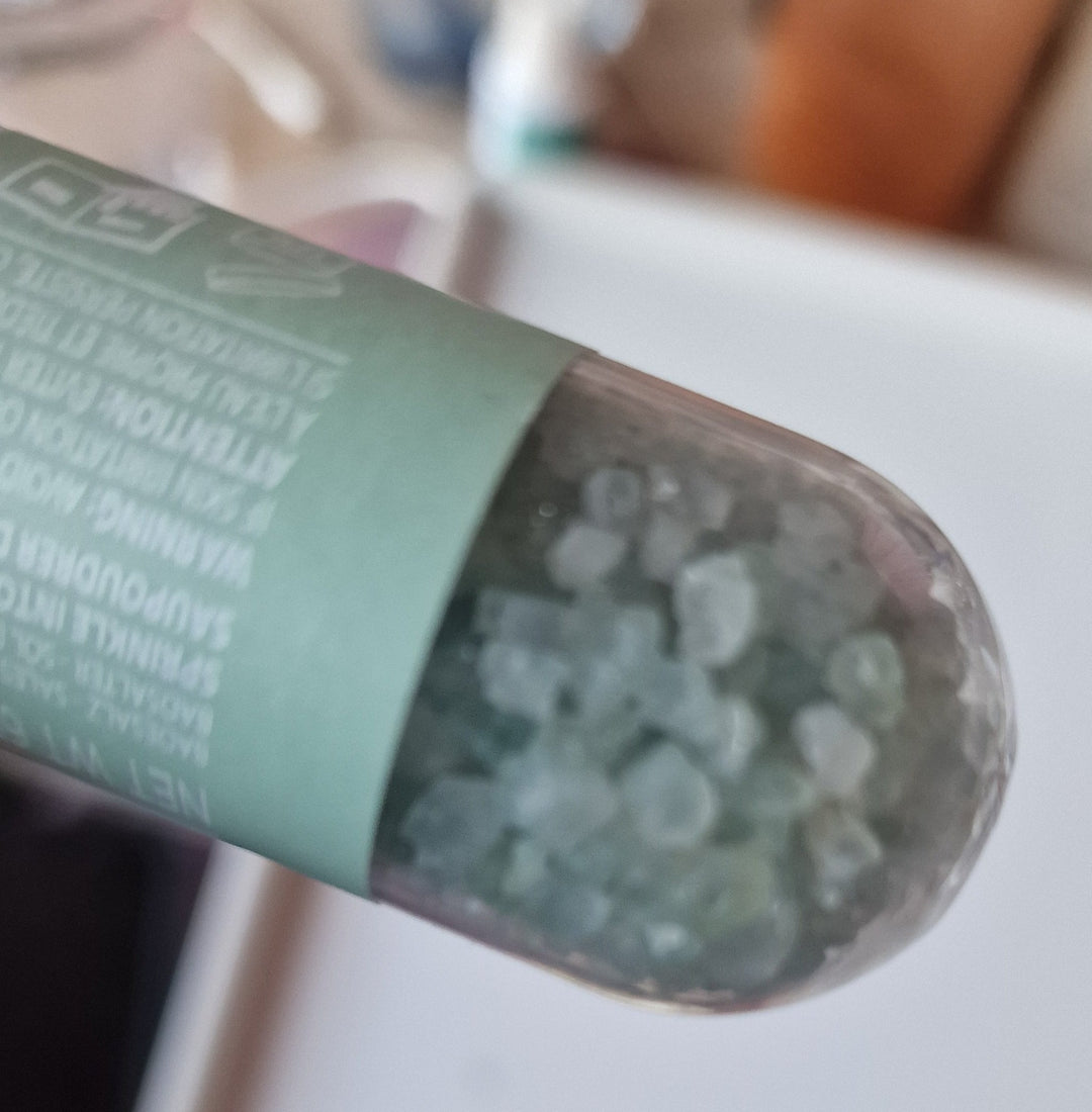 Baylis & Harding , "The Fuzzy Duck " Bath Infusions,  "White Jasmine & Eucalyptus" Badekristalle 65 gr.