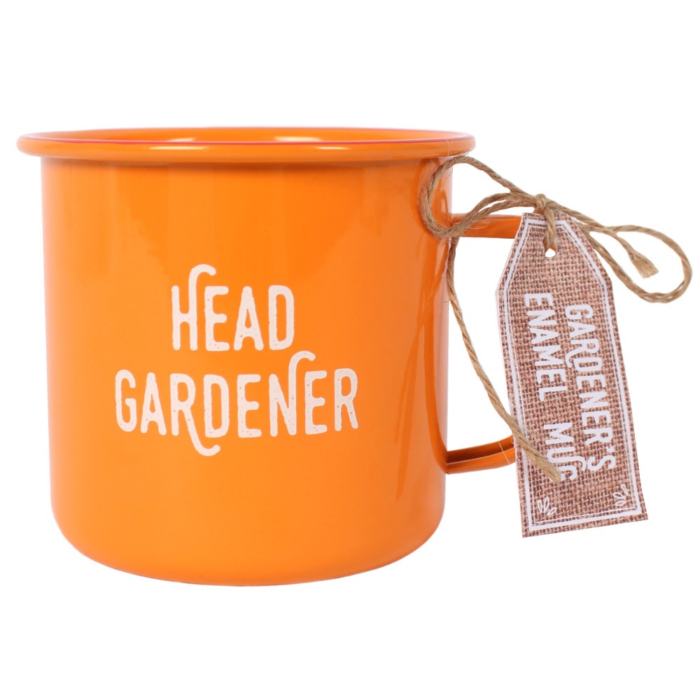 Becher, Emaille  "Head Gardener" - British Moments