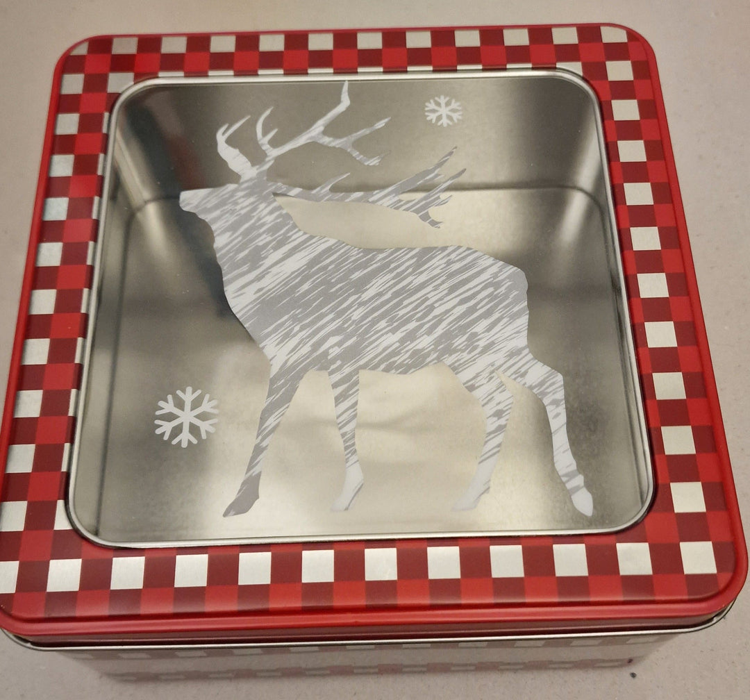 Blechdose mit  Motiv "Hirsch"