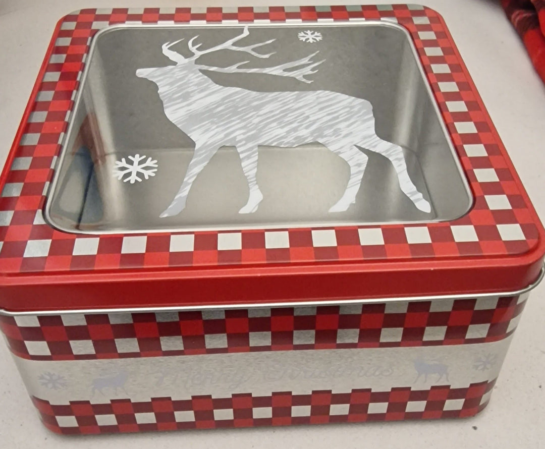 Blechdose mit  Motiv "Hirsch"