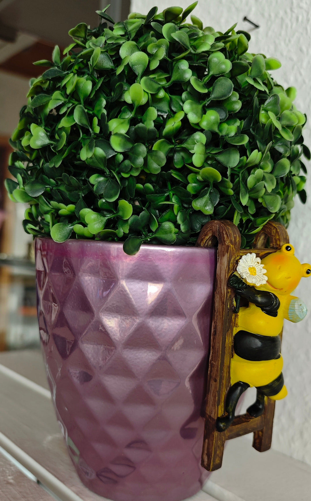 Blumentopf - Deko, Biene