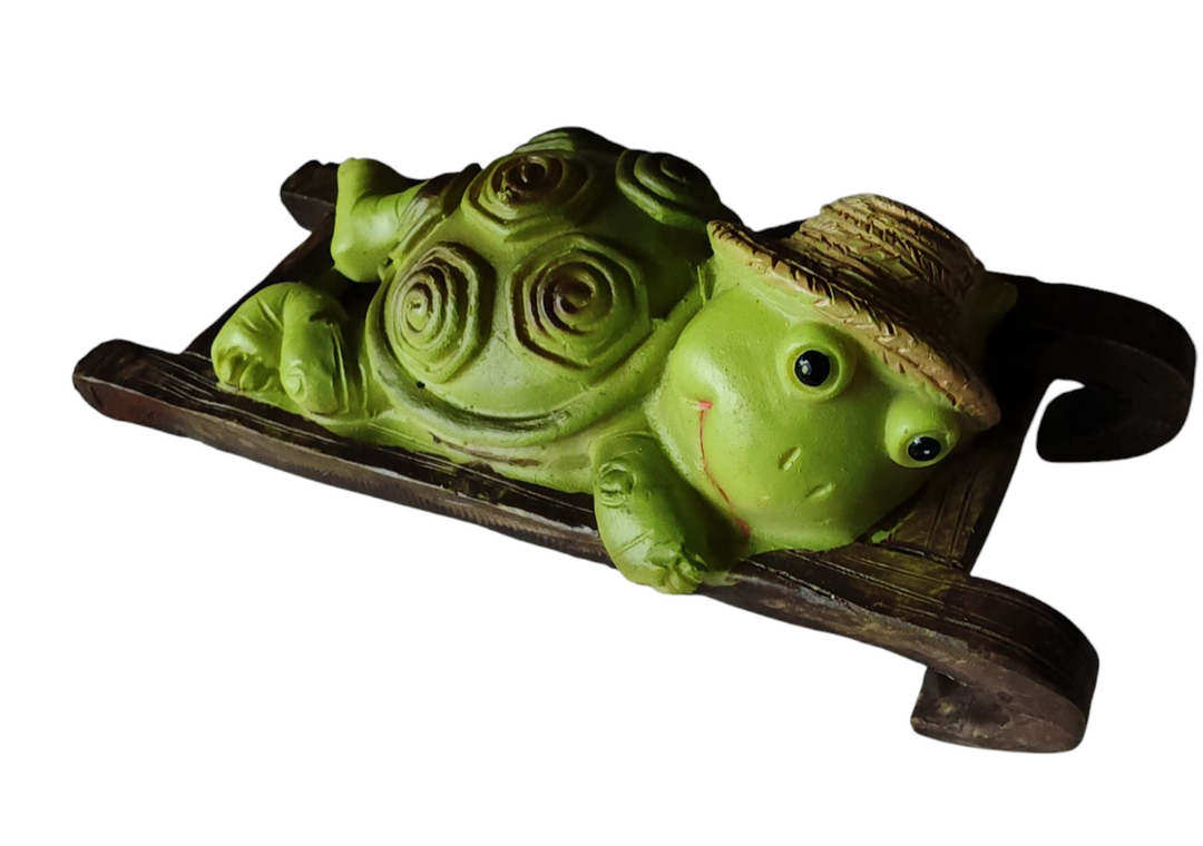 Blumentopf - Deko, Schildkröte