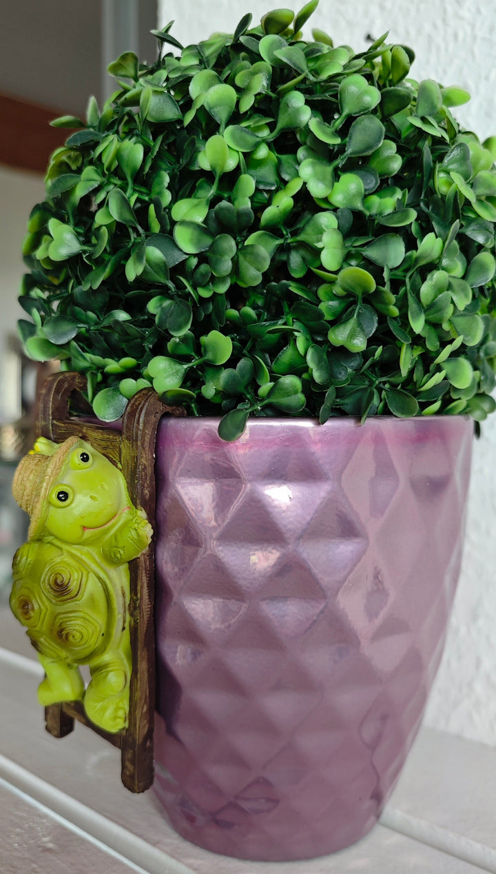 Blumentopf - Deko, Schildkröte ohne den Blumentopf)