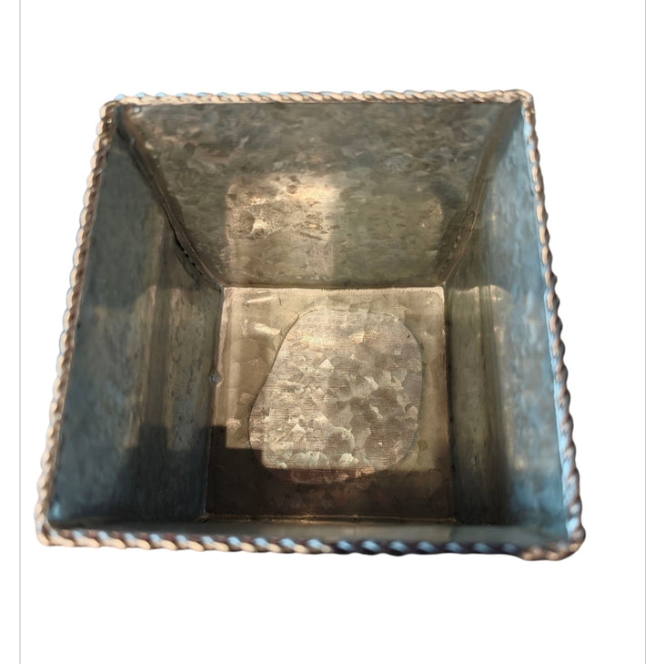 Blumenübertopf ,Blech
"Merry Christmas", Innenansicht