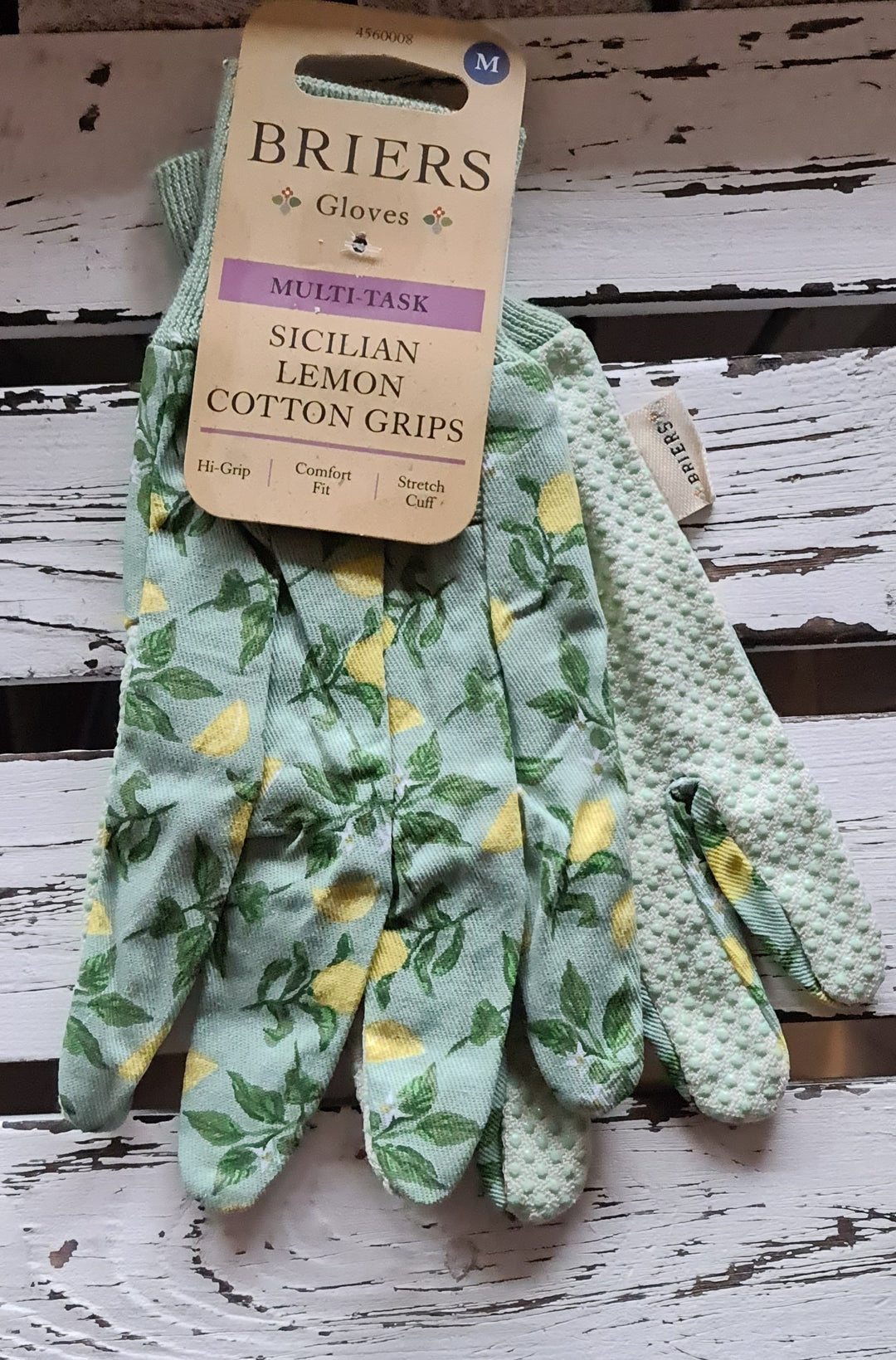 Briers Garten-Damenhandschuhe Grösse M  "Sicilian  Lemon" , grün - British Moments / Fernweh-Kaufhaus