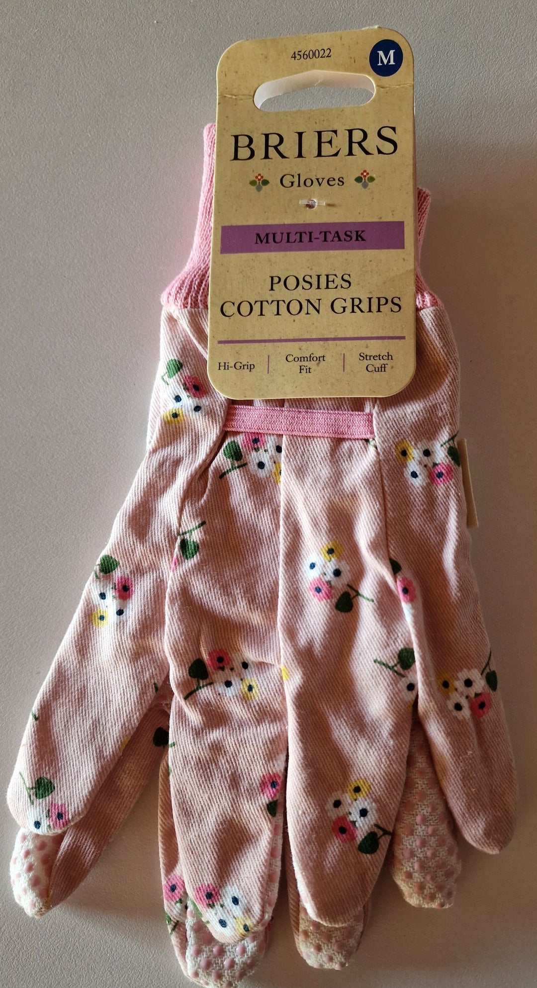 Briers Garten-Damenhandschuhe mit Blumendekor, Grösse M , rosa