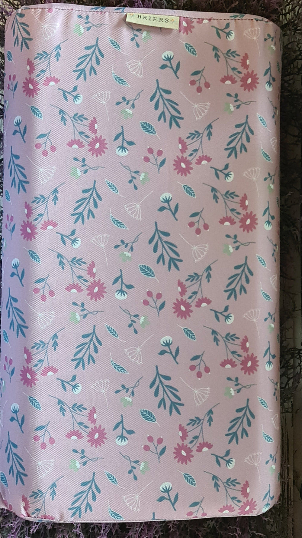 Briers Kniekissen "Blumenwiese" , altrosa - British Moments