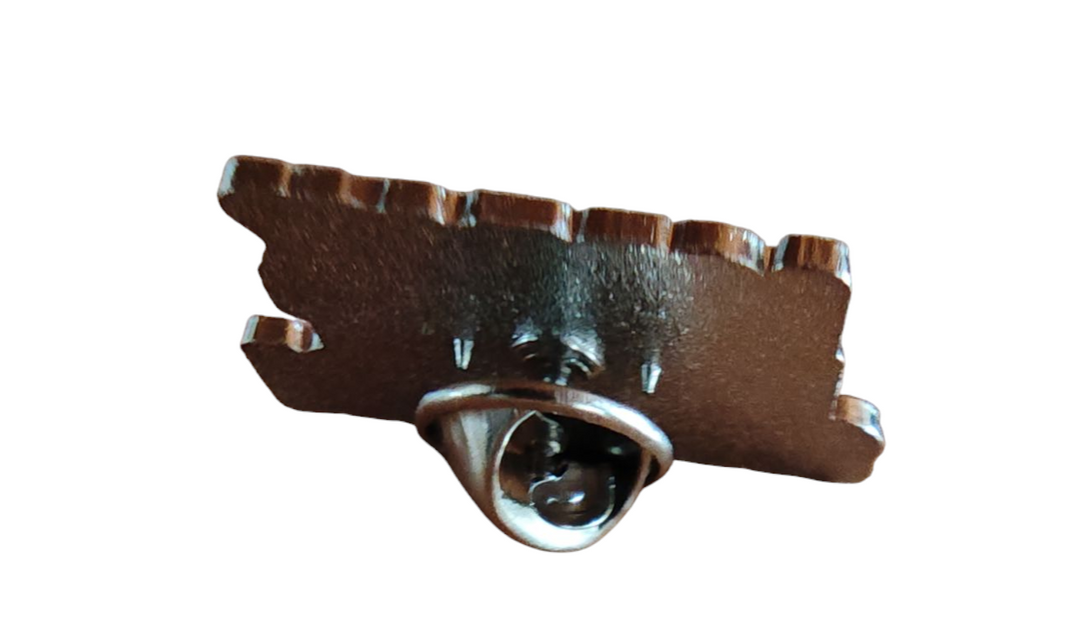 Brosche/Pin/Anstecknadel, "I speak fluent sarcasm"...." Metall, silberfarbig