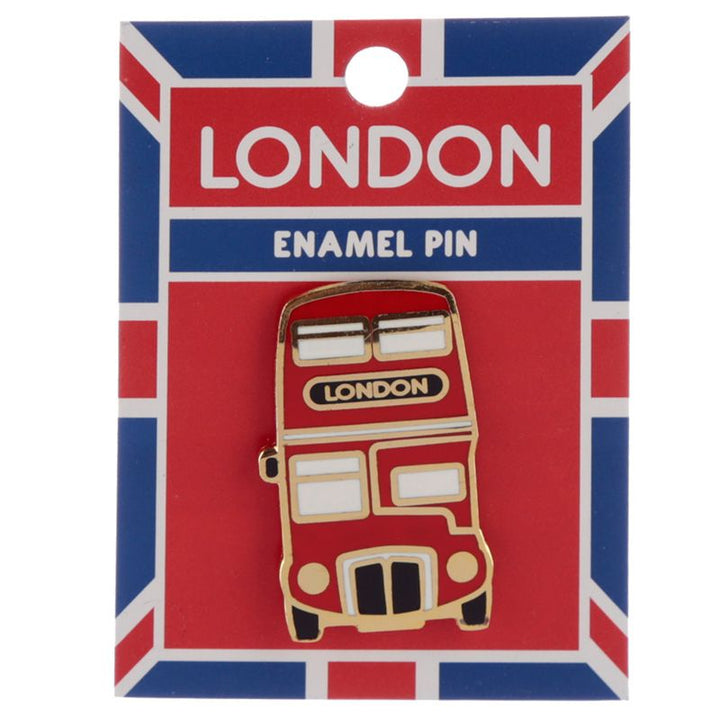 Brosche/Pin/Anstecknadel, London Bus / Routemaster, Emaille - British Moments / Fernweh-Kaufhaus