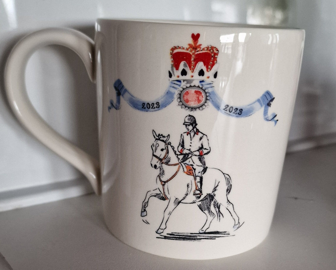 King Charles Mug, Rückansicht