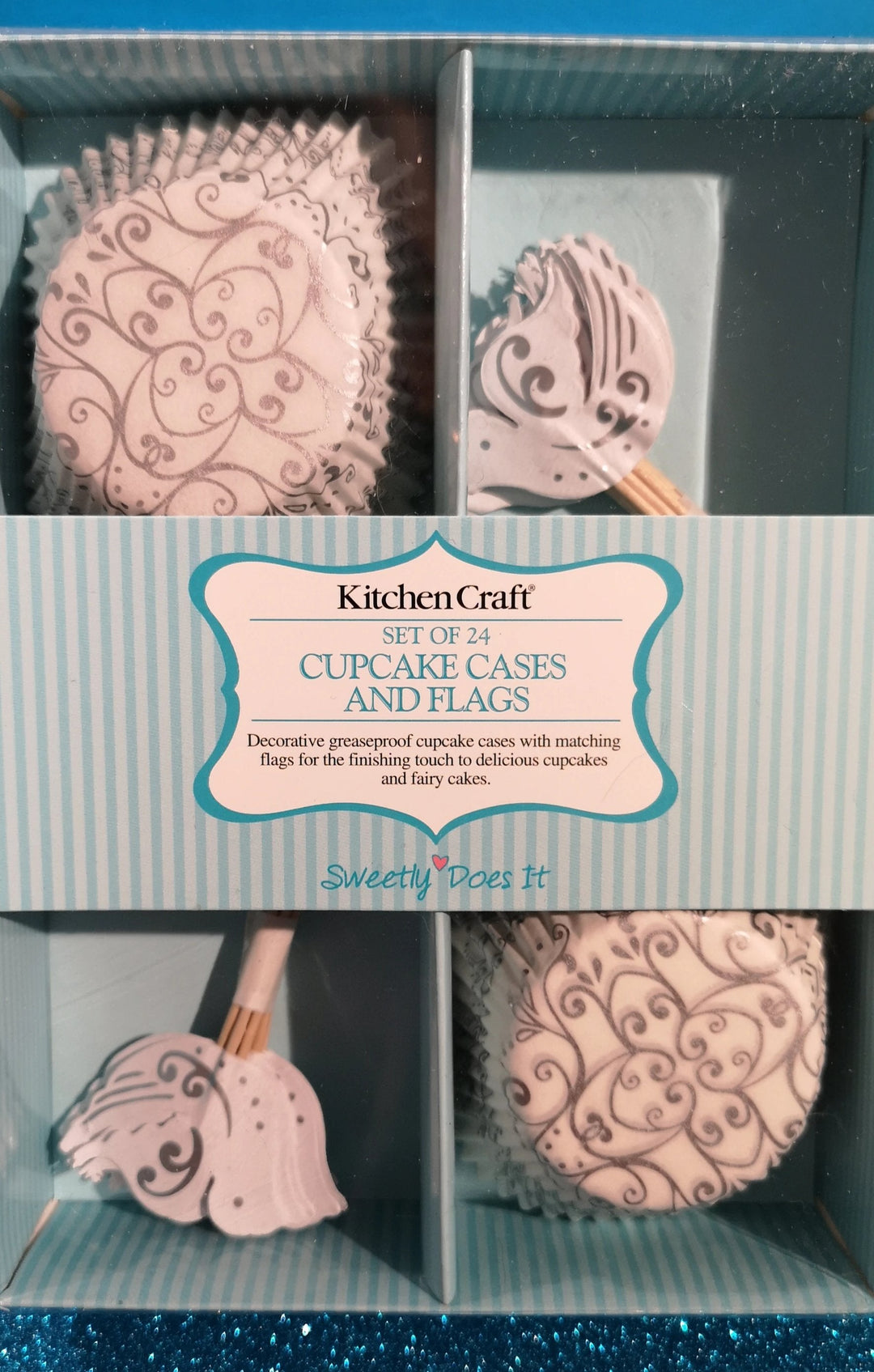 Cupcake-Set 24-teilig, Motiv Vogel - British Moments