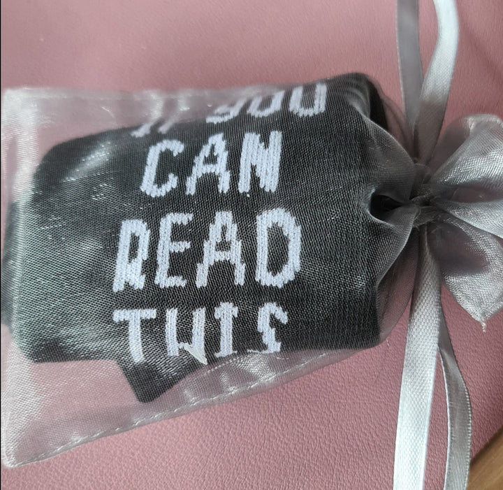 Damensocken, schwarz " If you can read this - bring me coffee" Gr.  35-38 - British Moments / Fernweh-Kaufhaus