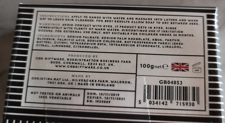 "Dapper Chap " Seife für den  Gentleman ( Lemon and Mandarin). - British Moments