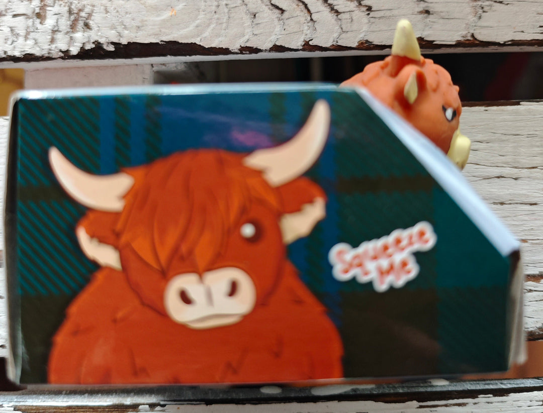 Dehnbares Spielzeug " Highland Cow" - Einfach nur zum Spaß