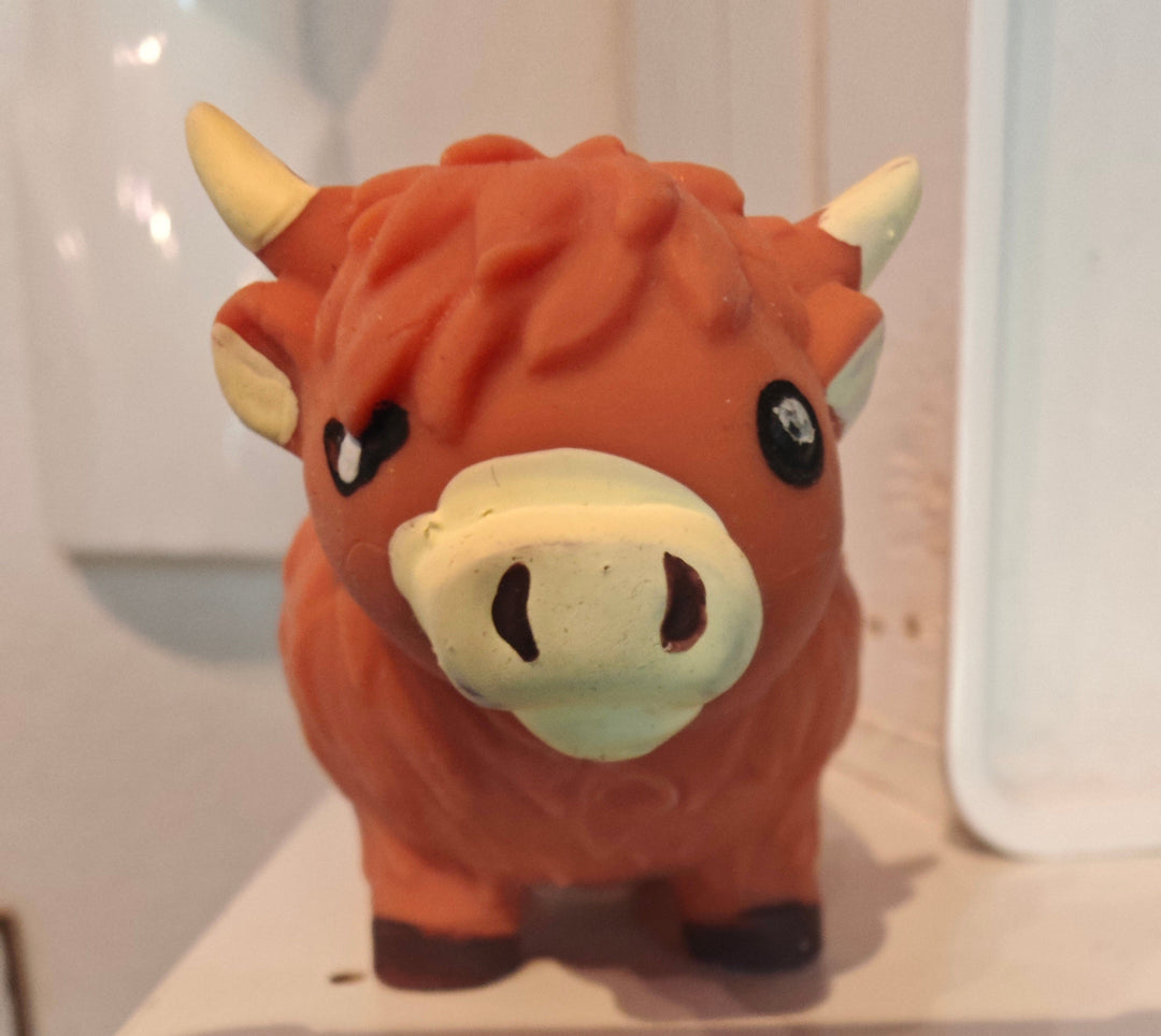 Dehnbares Spielzeug " Highland Cow" - Einfach nur zum Spaß