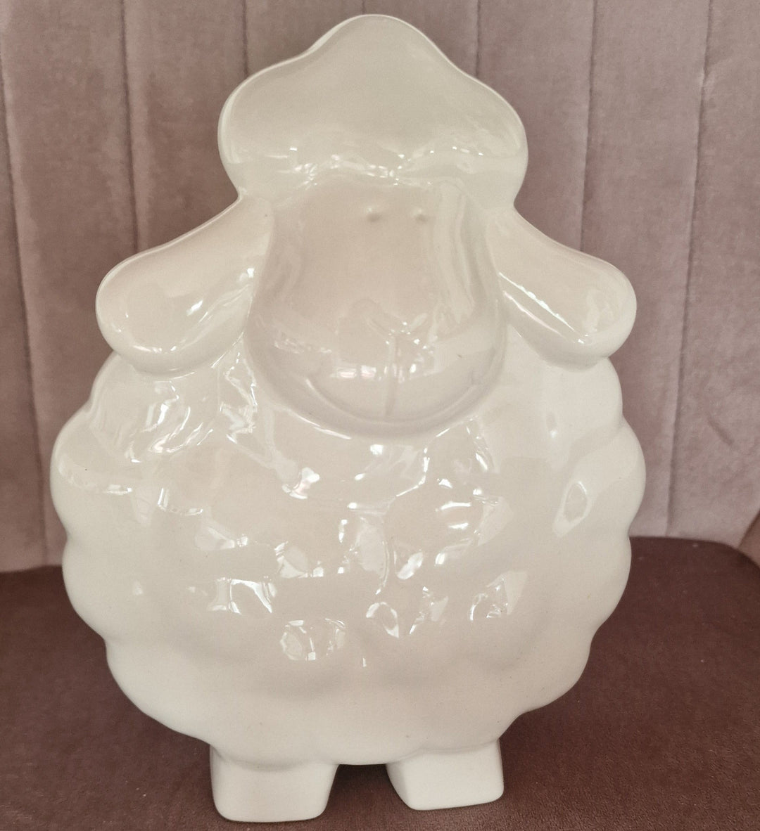 Deko Figur "Schaf" , weiß,  stehend ( ca. 20 cm x15x3cm)