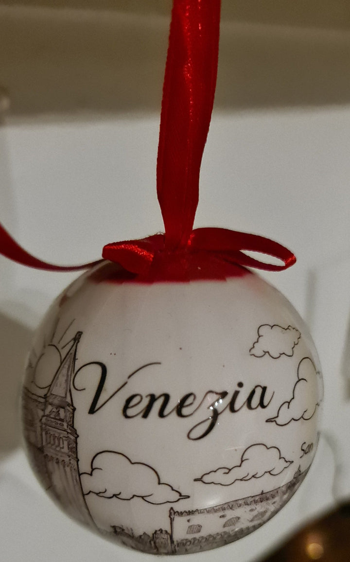 Baumkugel, für Venedig Fans , Kunststoff, "Venezia" - British Moments / Fernweh-Kaufhaus