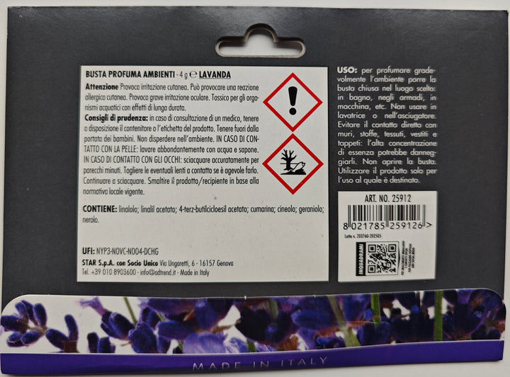 Duft-Beutel  mit intensivem Lavendelduft , 2 er Pack