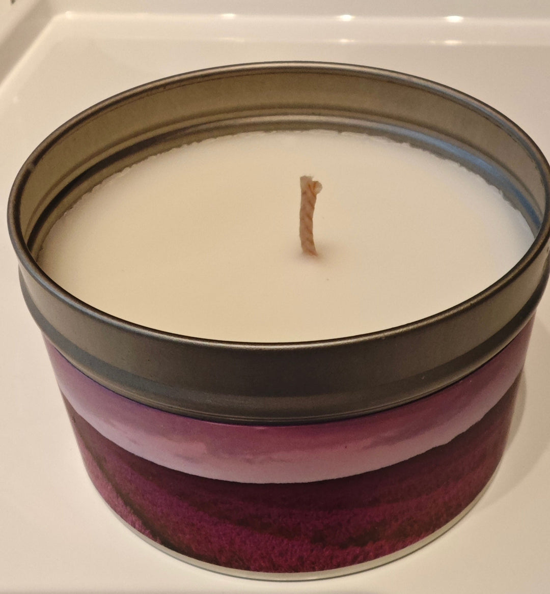 Duftkerze "Lavender Field"  140 gr. in hübscher Blechdose