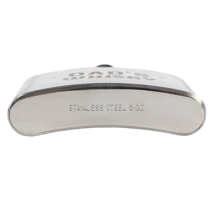 Edelstahl "Flachmann" mit Beschriftung "Dad's Whisky" - British Moments