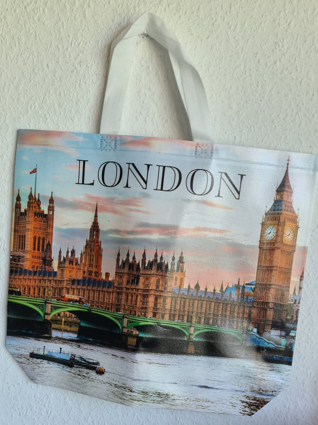 Einkaufstasche    "London  ", Motiv 2 ,Höhe ca. 33cm Breite 40cm Tiefe 16.5cm - British Moments / Fernweh-Kaufhaus