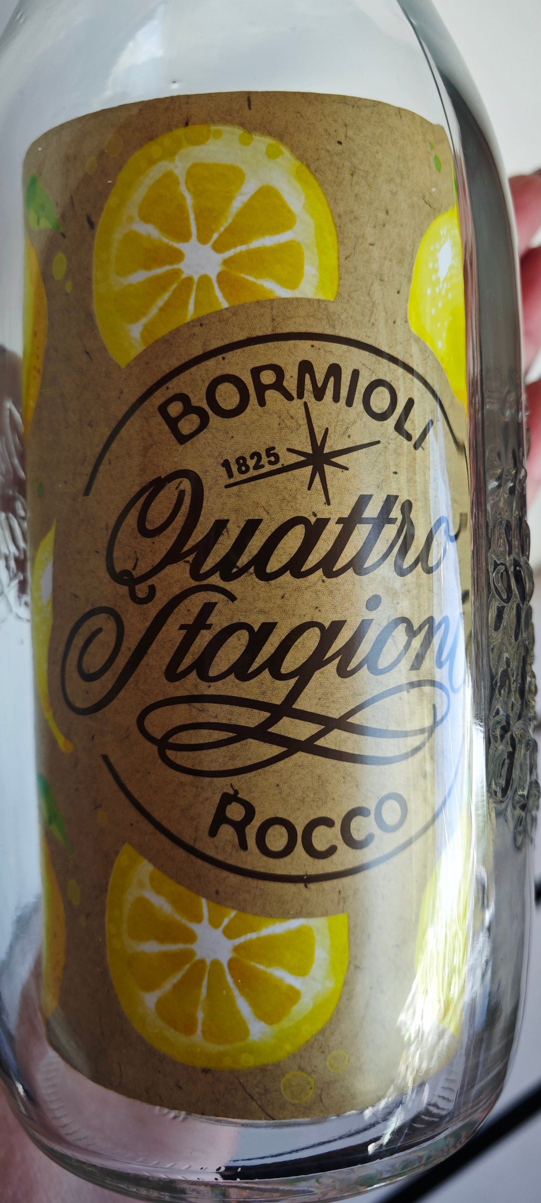 Einmach-Kochflasche "Quattro Stagioni" von Bormioli  ca. 1 Liter