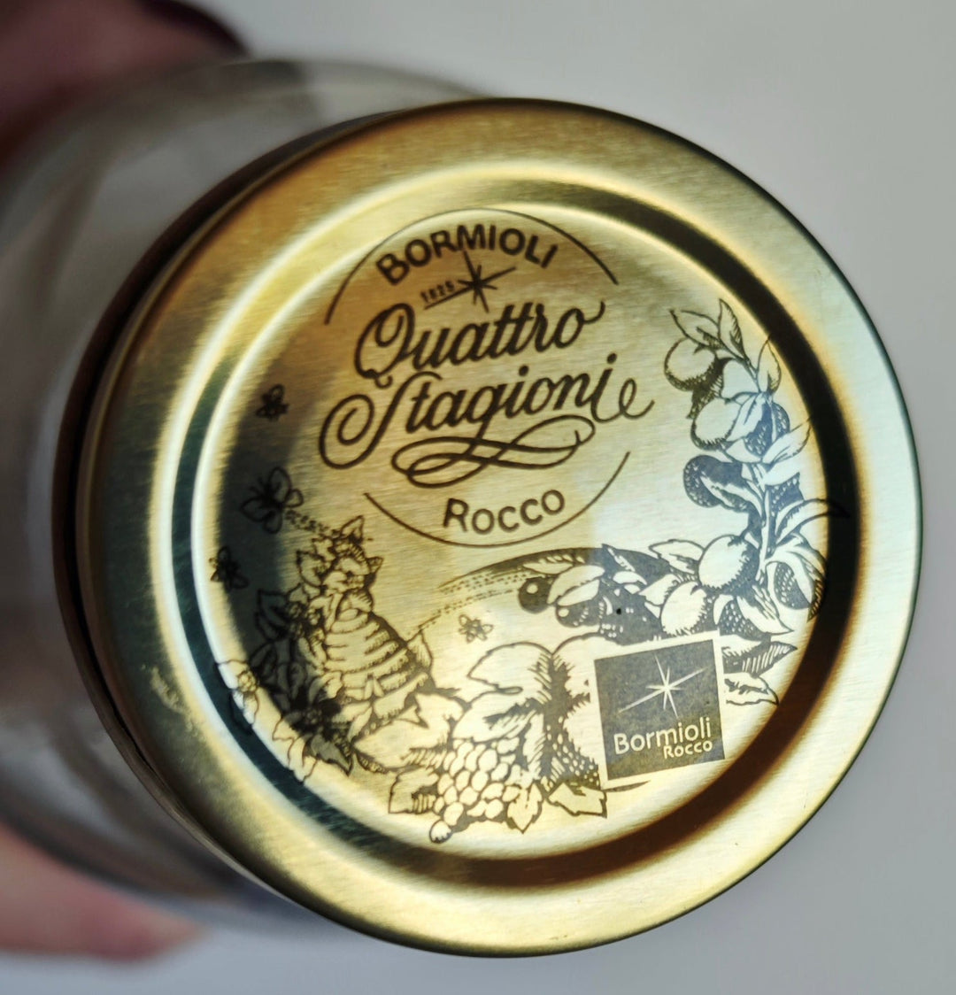 Einmach-Kochflasche "Quattro Stagioni" von Bormioli  ca. 1 Liter