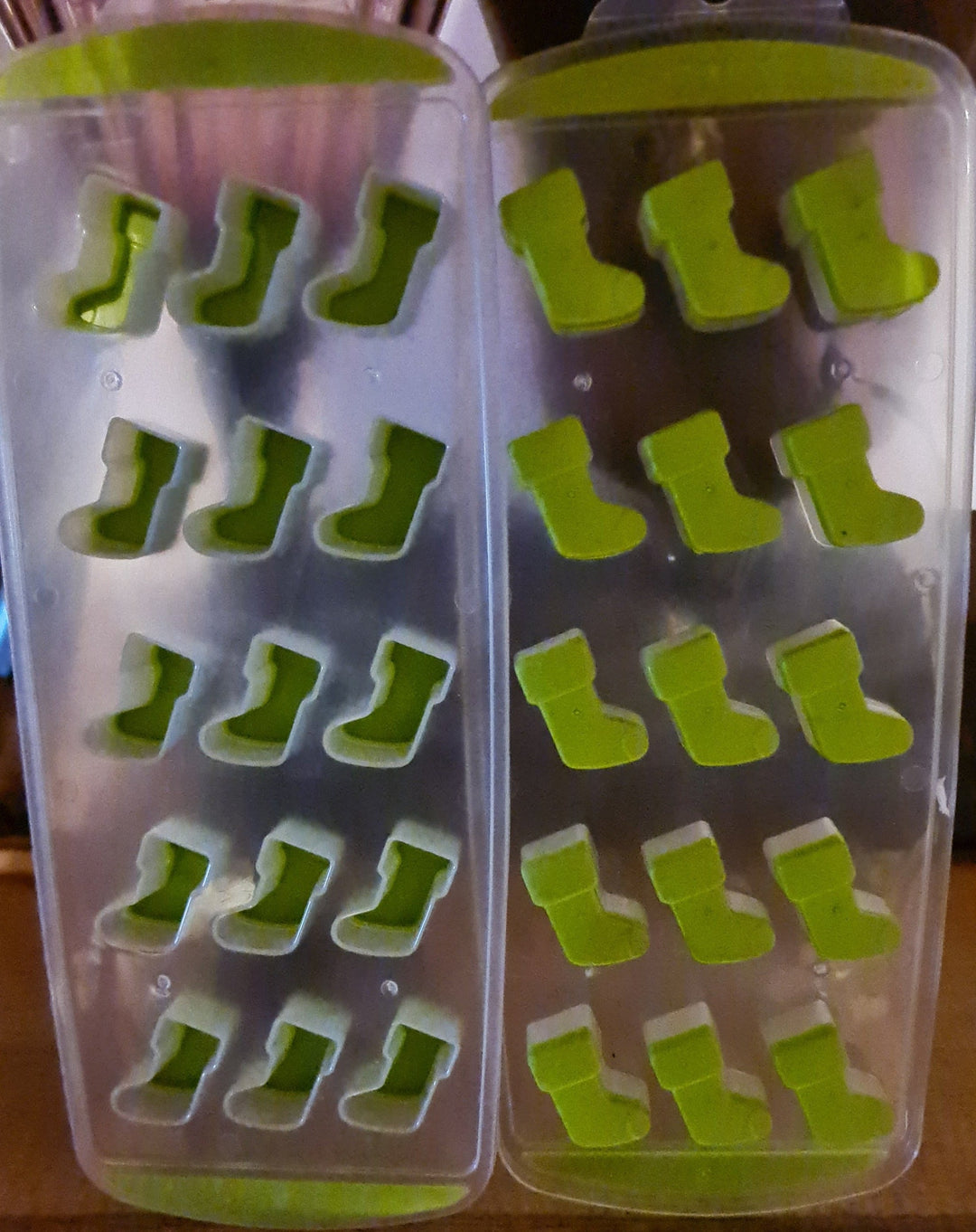 Eiswürfelform. Für 15 Eiswürfel in Form von Nikolaus Stiefeln - British Moments