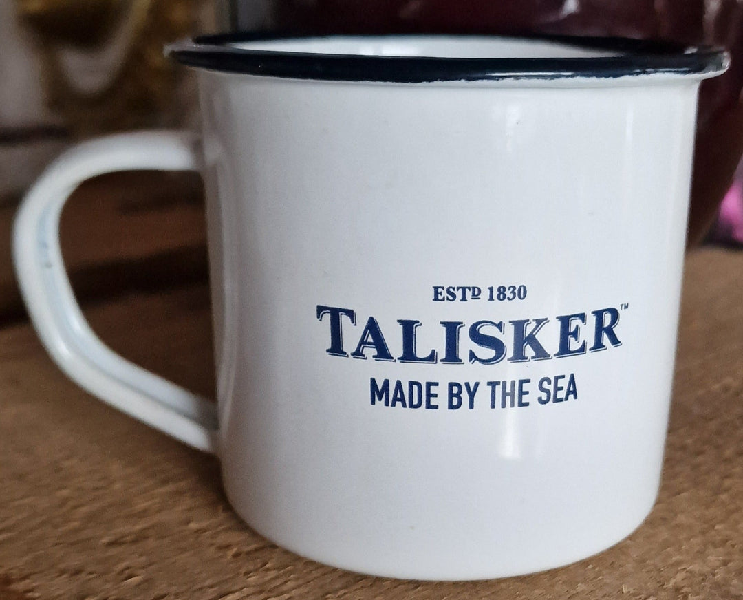 Emaille-Becher " Talisker"-Whisky