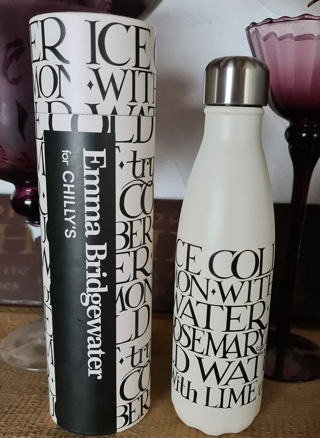 Emma Bridgewater for Chilly`s Thermoskanne aus der Serie "Black Toast" - British Moments