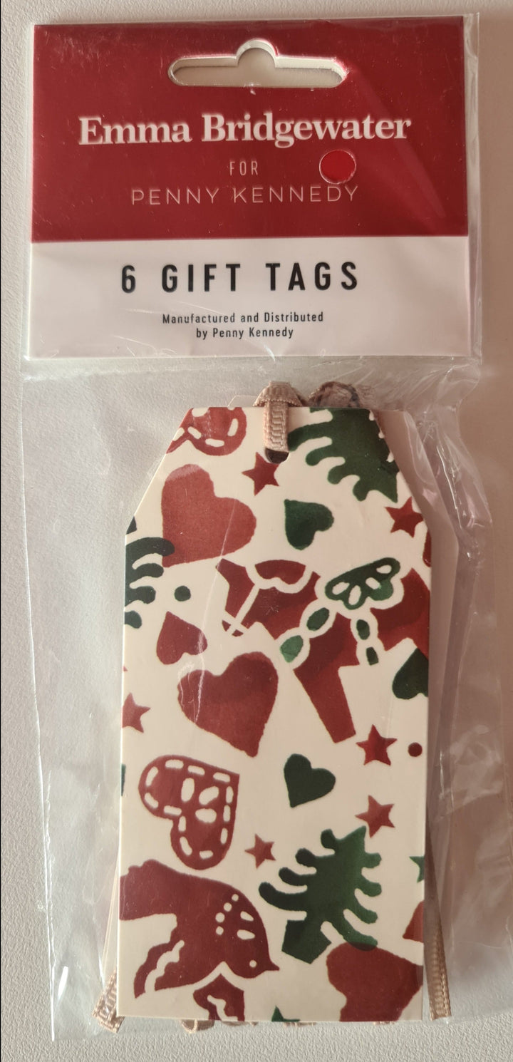 Emma Bridgewater  , Geschenk- Anhänger ,  weihnachtlich, - British Moments / Fernweh-Kaufhaus