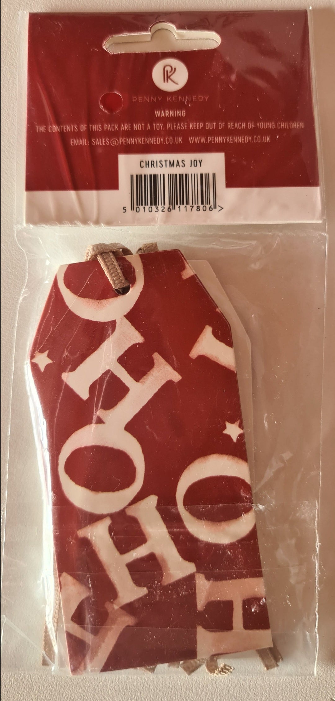 Emma Bridgewater  , Geschenk- Anhänger ,  weihnachtlich, - British Moments / Fernweh-Kaufhaus