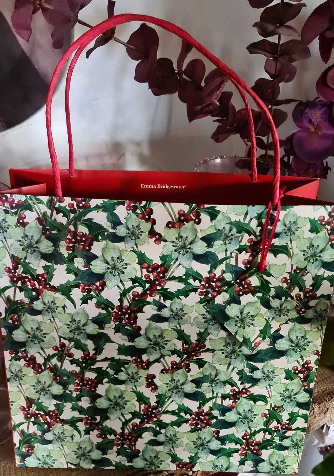 Emma Bridgewater  , Geschenktüte,  weihnachtlich, Papier mit Boden - British Moments