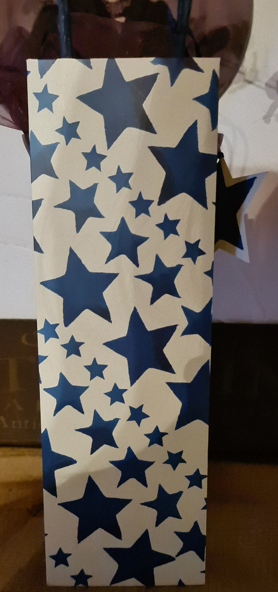Emma Bridgewater "Starry Skies" -Design, Wein Flaschen-Geschenktüte , Papier mit Boden - British Moments