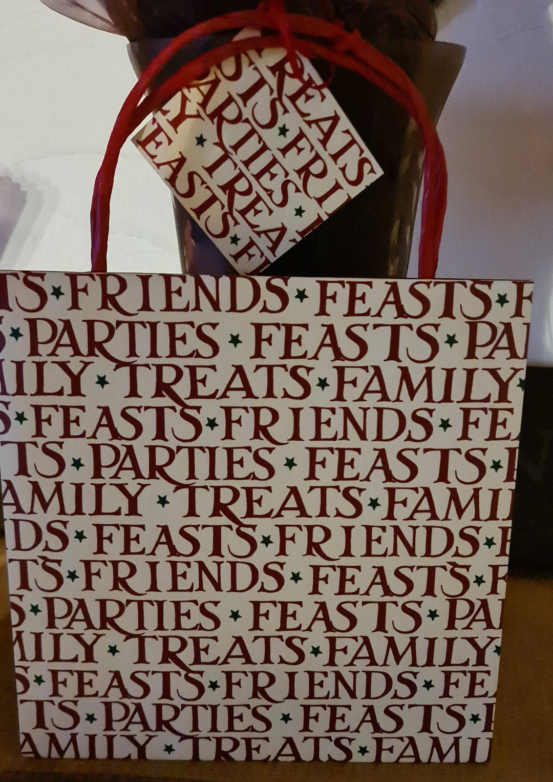 Emma Bridgewater "Winter Toast" -Design , Geschenktüte, Papier mit Boden - British Moments