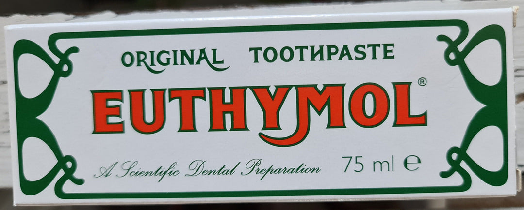 Euthymol Zahncreme - Kult aus Großbritannien - British Moments / Fernweh-Kaufhaus