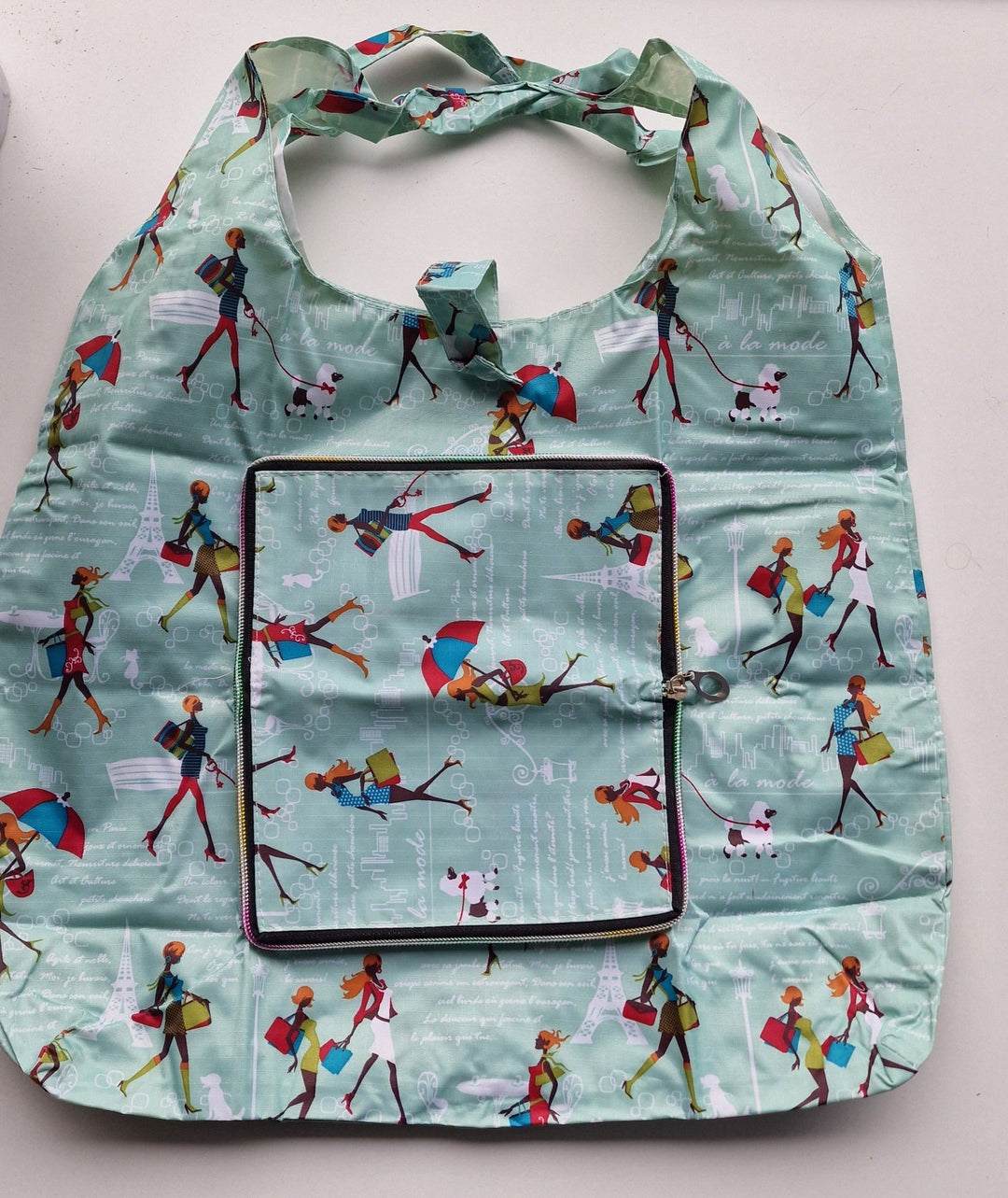 Faltbare Einkaufstasche , Motiv" Paris"