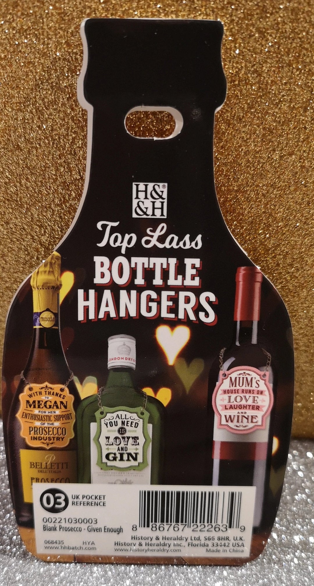 Flaschenanhänger Prosecco - British Moments