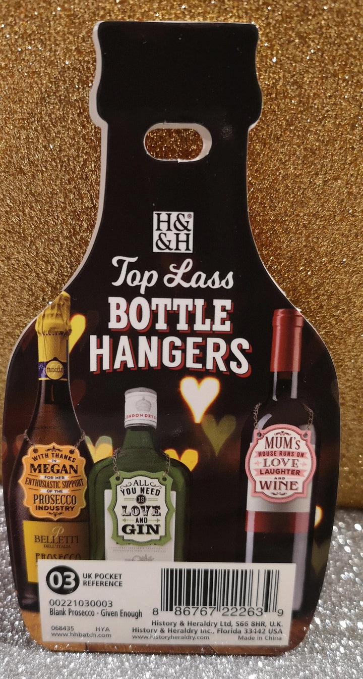 Flaschenanhänger Prosecco - British Moments