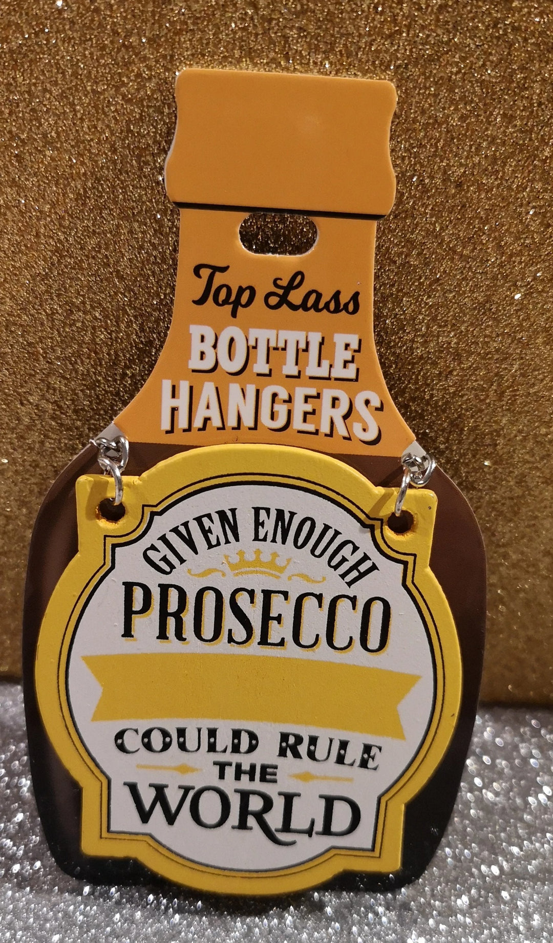 Flaschenanhänger Prosecco - British Moments