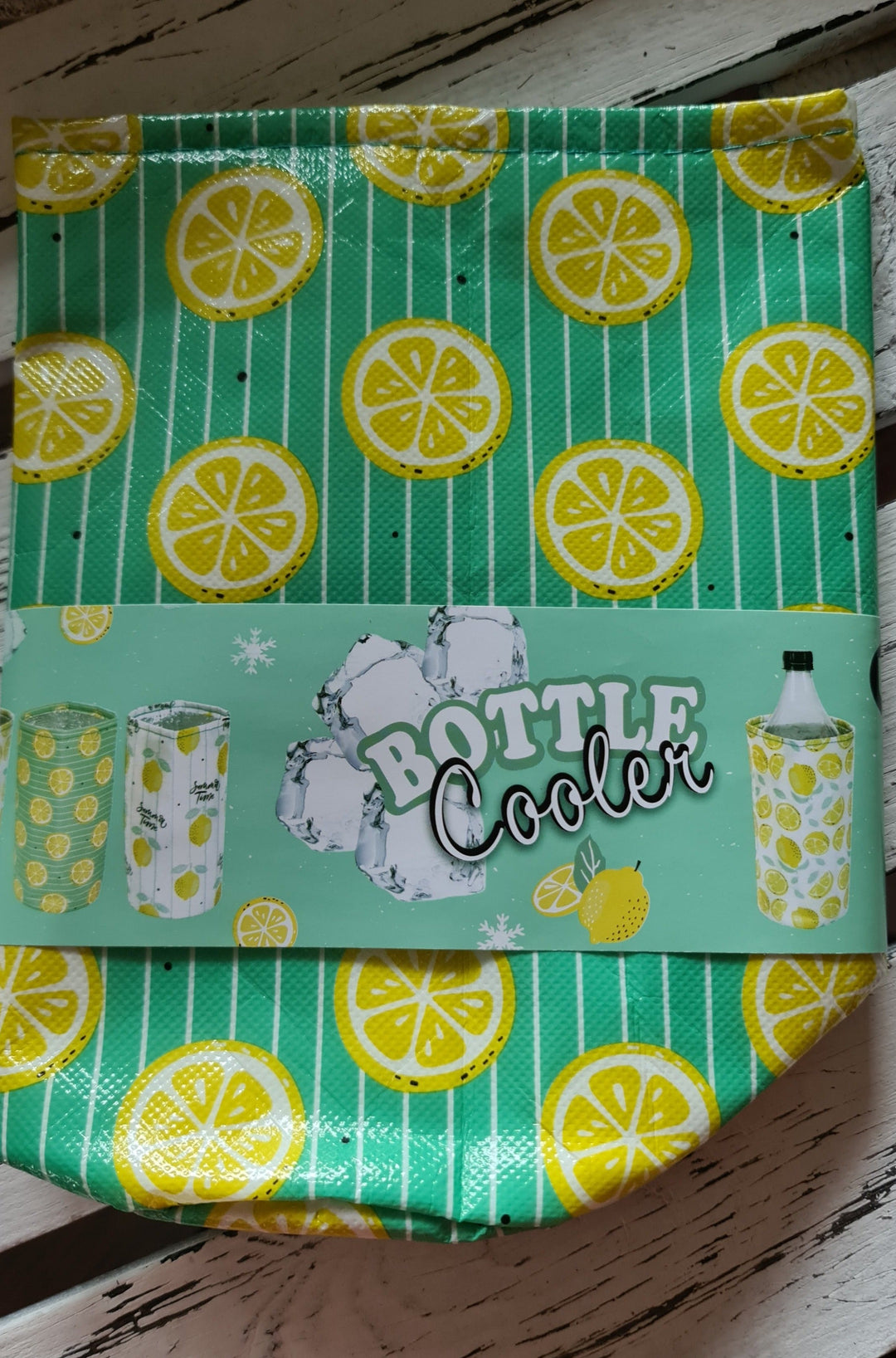 Flaschenkühler (Bottle cooler) "Zitrone" - British Moments