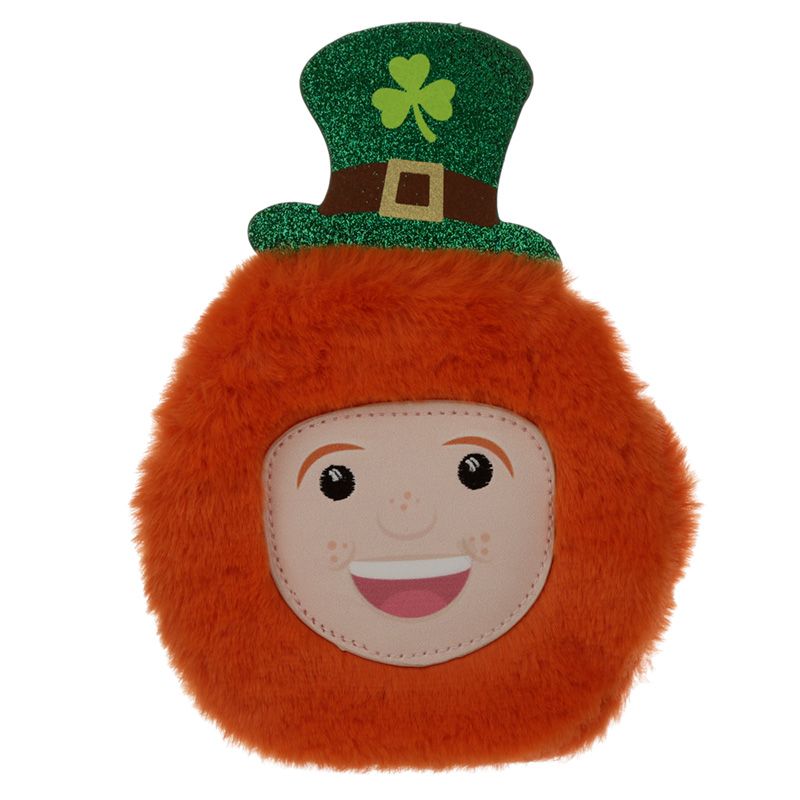 Flauschiges Portemonnaie "Leprechaun irischer Glücks-Kobold "