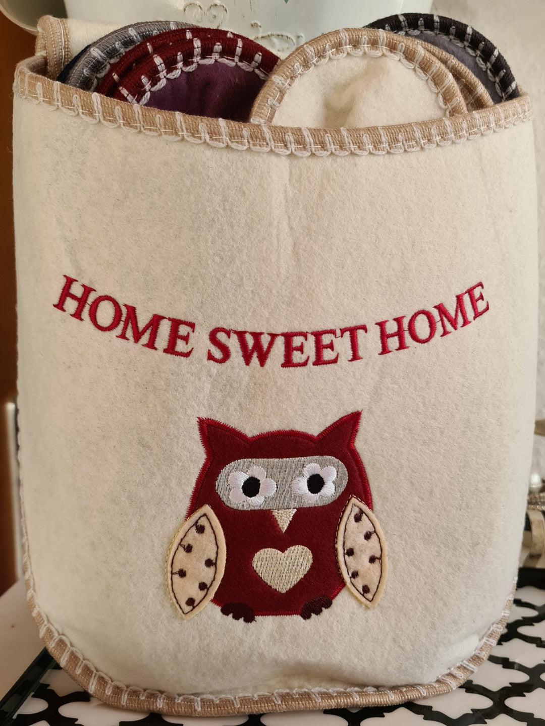 Gästehausschuhe  " Home Sweet Home". - British Moments / Fernweh-Kaufhaus