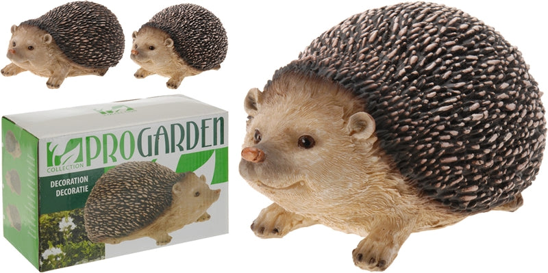 Garten Deko Igel  20cm-   mit liebevoll ausgearbeiteten Details. Ein Hingucker im Blumenbeet ! - British Moments