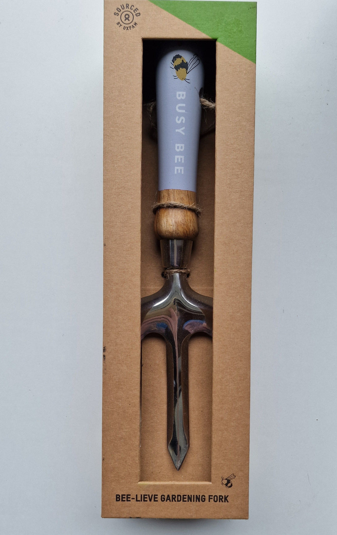 Gartenharke "Busy Bee", Metall, mit Holzgriff