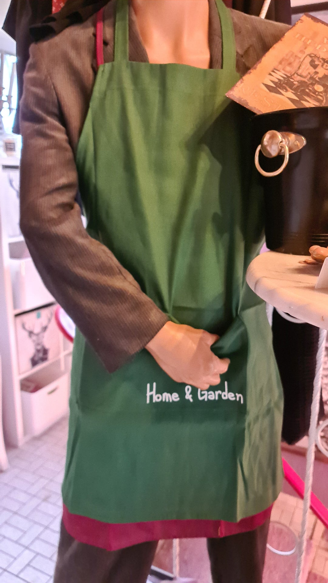 Gartenschürze " Home & Garden ", dunkelgrün - British Moments