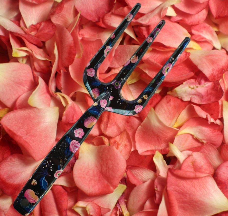 Gartenwerkzeug Blümchenmuster, Metall, Landhaus-Stil - British Moments / Fernweh-Kaufhaus